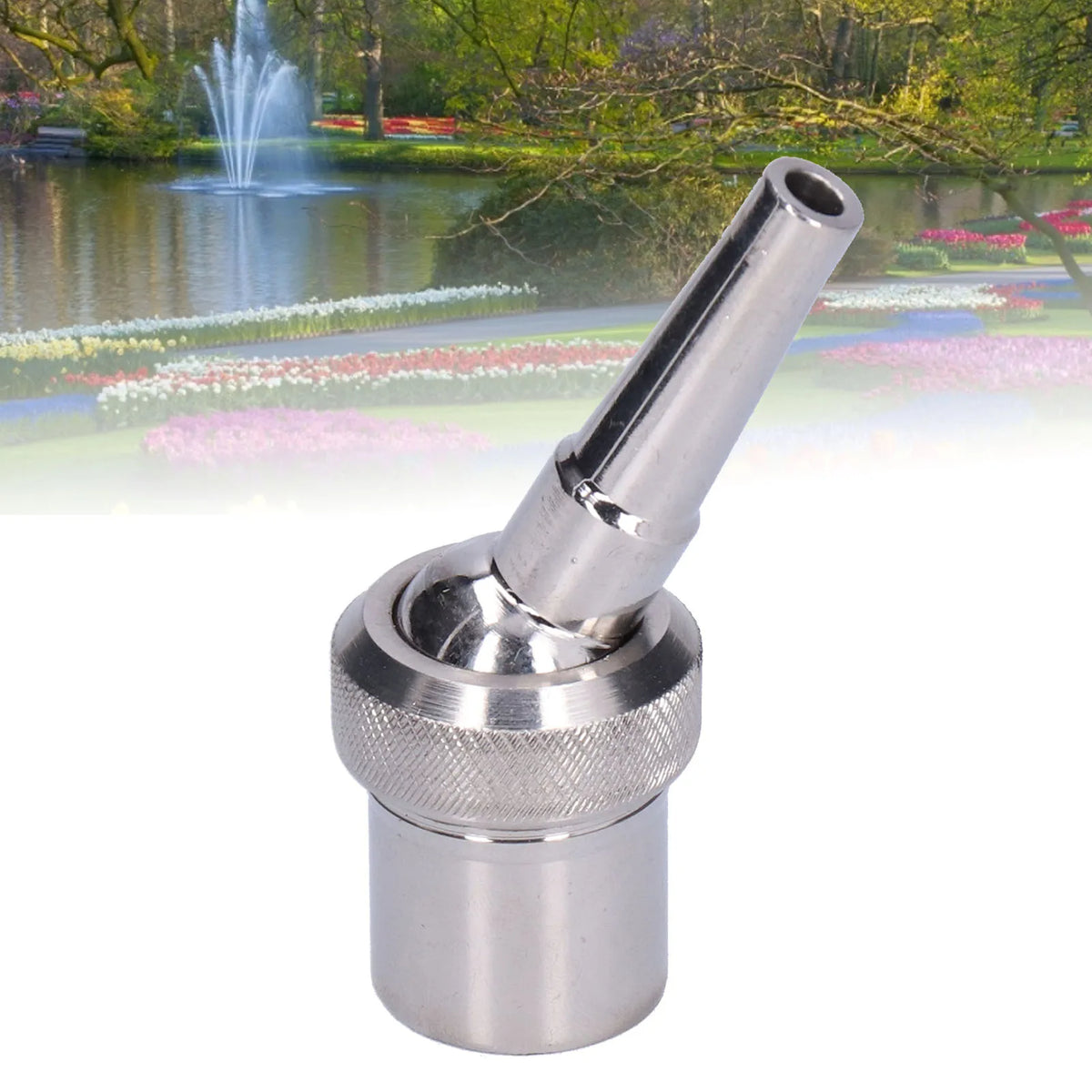 G1/2" Stainless Steel Adjustable Fountain Nozzle Jet Spray Head Fountain Spray Nozzle Qme