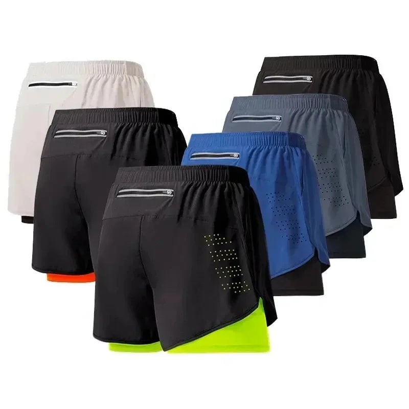 Men's Quick Dry Running Shorts – Gym & Workout Training Men's Athletic Shorts Qme