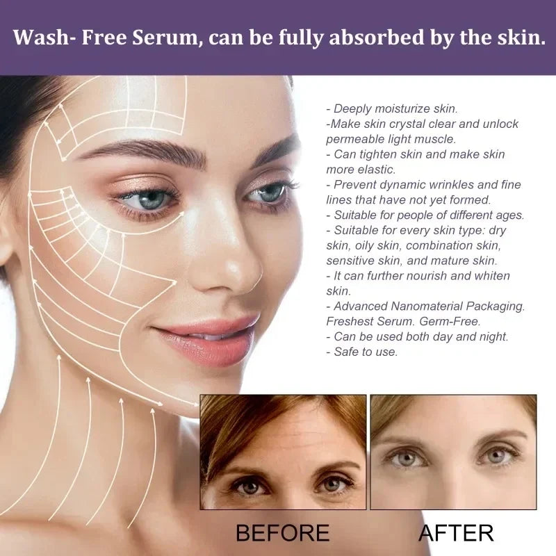 Retinol Facial Serum – Brighten, Moisturize & Smooth Fine Lines Retinol Face Serum Qme