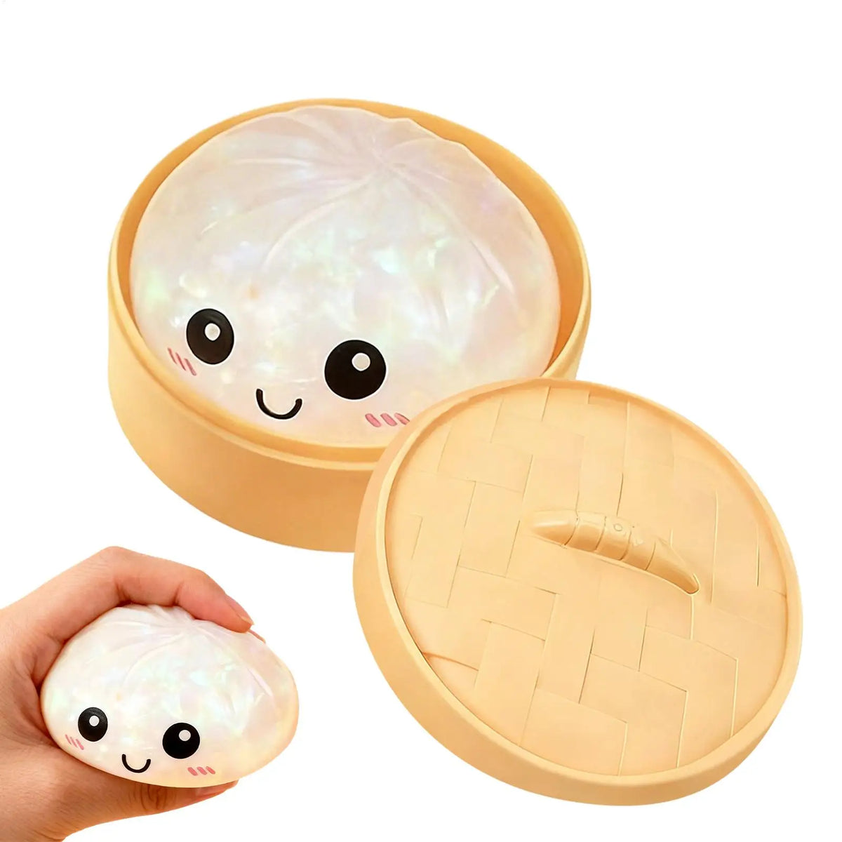 Squeeze Dumpling Toy – Fun Squishy Gift for Kids & Adults Novelty Squeeze Toy Qme