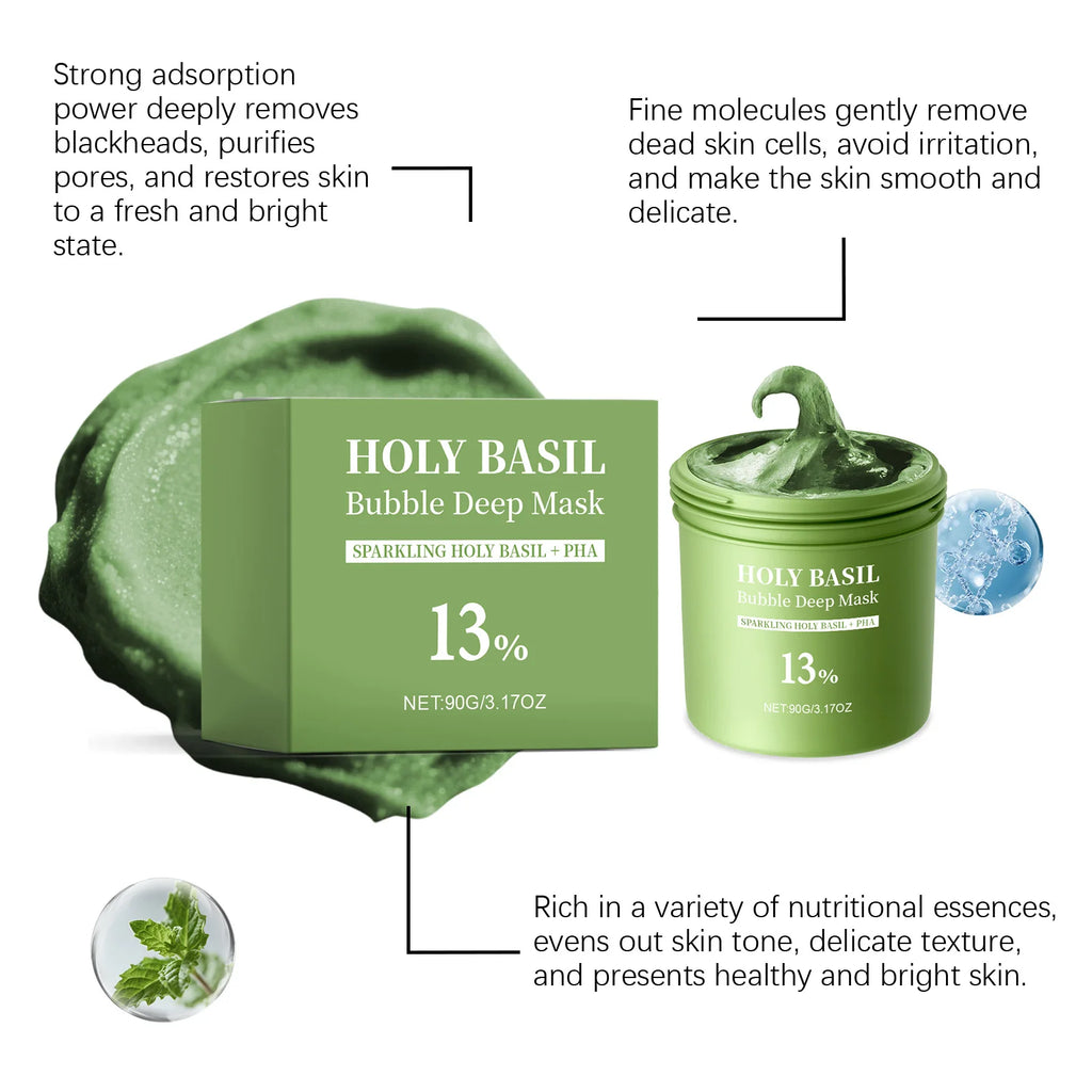 Facial Bubble Cleansing Mask – Oil Control & Deep Hydration Facial Bubble Mask Qst