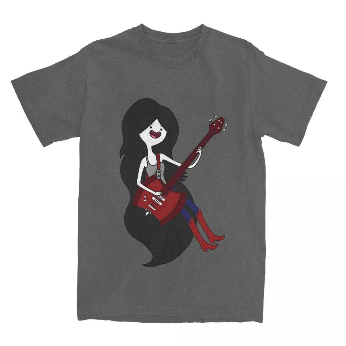 Men's Marceline Y2K Retro Graphic Cotton T-Shirt | Harajuku Graphic T-Shirt Qst Dark Grey XXL