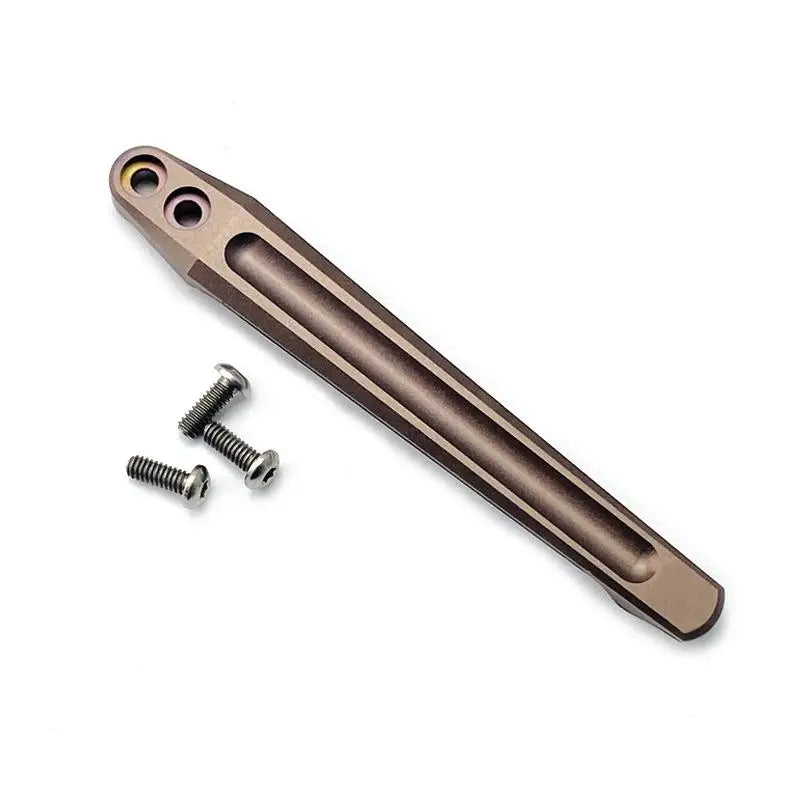 Swayboo CNC Knife Pocket Clip – XM-18 XM-24 Jurassic Eklipse Knife Pocket Clip Qst rose gold 1 pcs