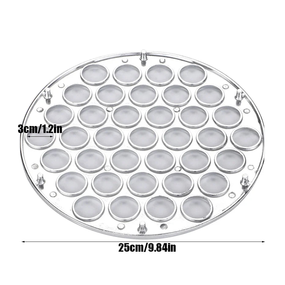 37-Hole Dumpling Mould – Dough Press for Ravioli & Pasta Dumpling Dough Mould Qme