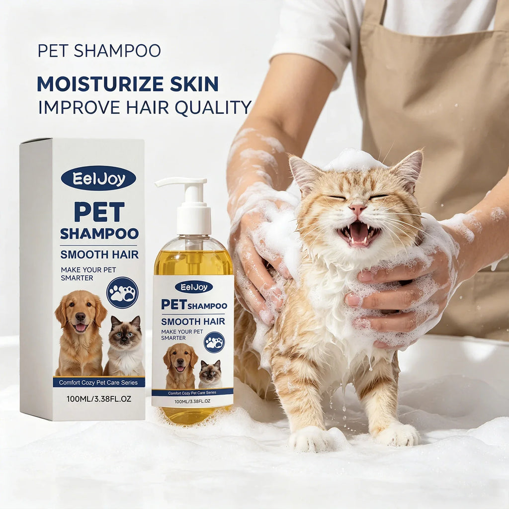 Coconut Oil Pet Shampoo – Odor Control & Coat Smoothing Pet Grooming Shampoo Qme