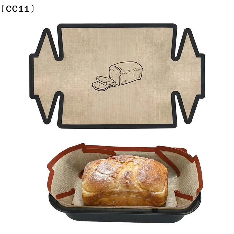 Silicone Bread Loaf Pan Liner – Non-Stick Reusable Baking Mat Silicone Baking Liner Qme