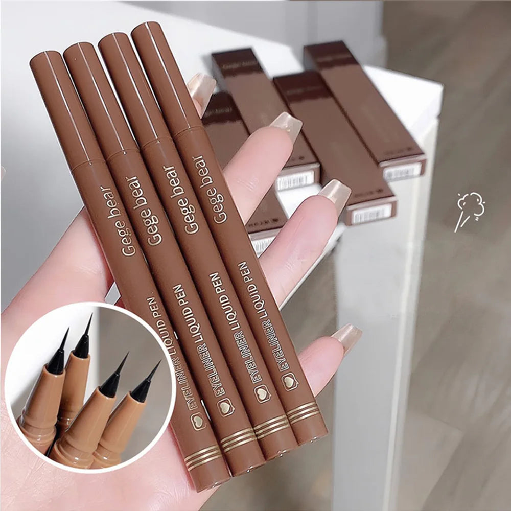 Gege Bear Waterproof Liquid Eyeliner Pen – 4 Colors Liquid Eyeliner Pen Qme