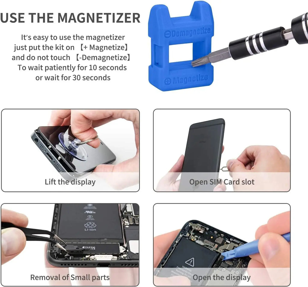 115-in-1 Precision Magnetic Screwdriver Set | Chrome-Vanadium Precision Screwdriver Set Qme