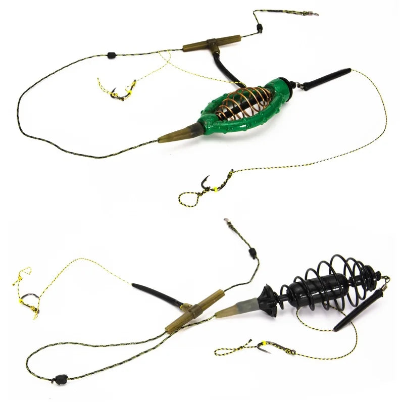Copper Fishing Bait Cage Feeder Basket – Carp & Catfish Fishing Bait Feeder Qme