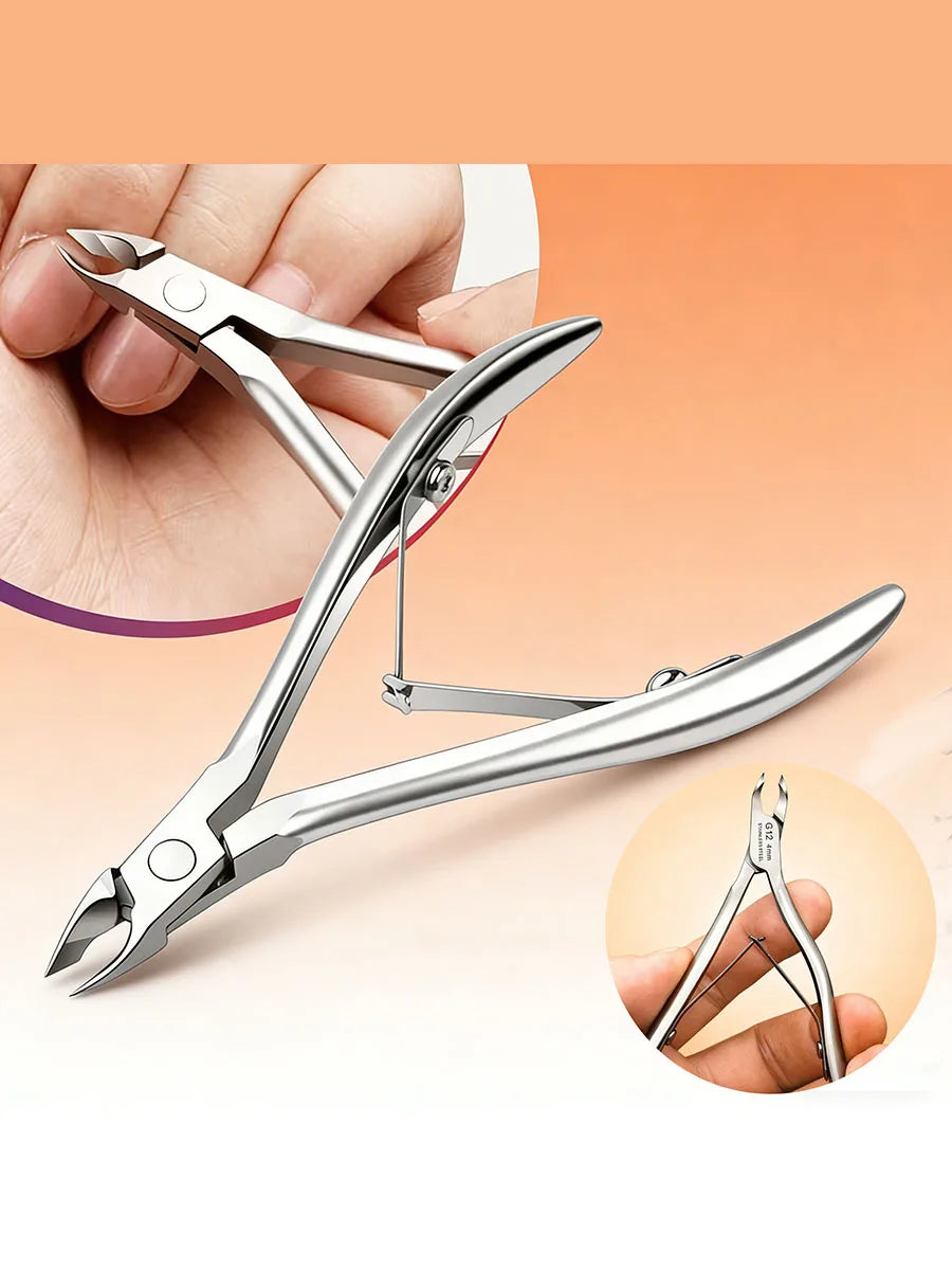 Professional Precision Cuticle Scissors – Stainless Steel Manicure Cuticle Scissors Qme
