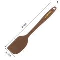 Silicone Cake Spatula & Butter Scraper – Nonstick Baking Tool Silicone Spatula Qme 1 Brown