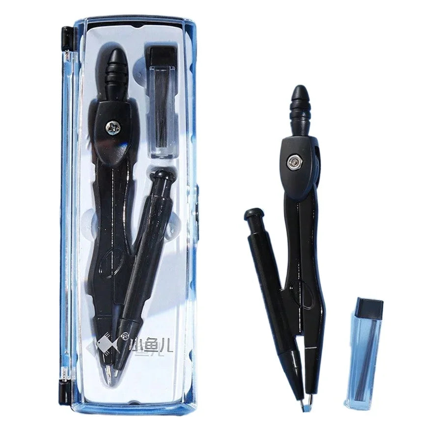 2B Mechanical Pencil & Compass Drawing Kit for Exams Drafting Tool Set Qst