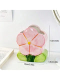 Tulip Ceramic Pen Holder & Makeup Brush Storage Jar Ceramic Desk Organizer Qme flower