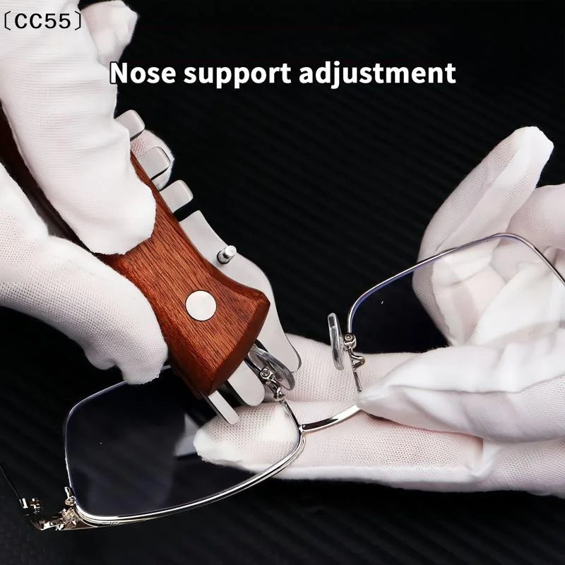 Glasses Frame Adjustment Tool – Temple Arm & Nose Pad Adjuster Eyeglass Repair Tool Qst