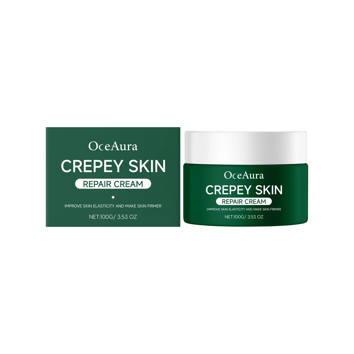 Oceaura Crepey Skin Repair Cream | Deep Nourishing Anti-Aging Anti-Aging Skin Cream Qme 100G 100g