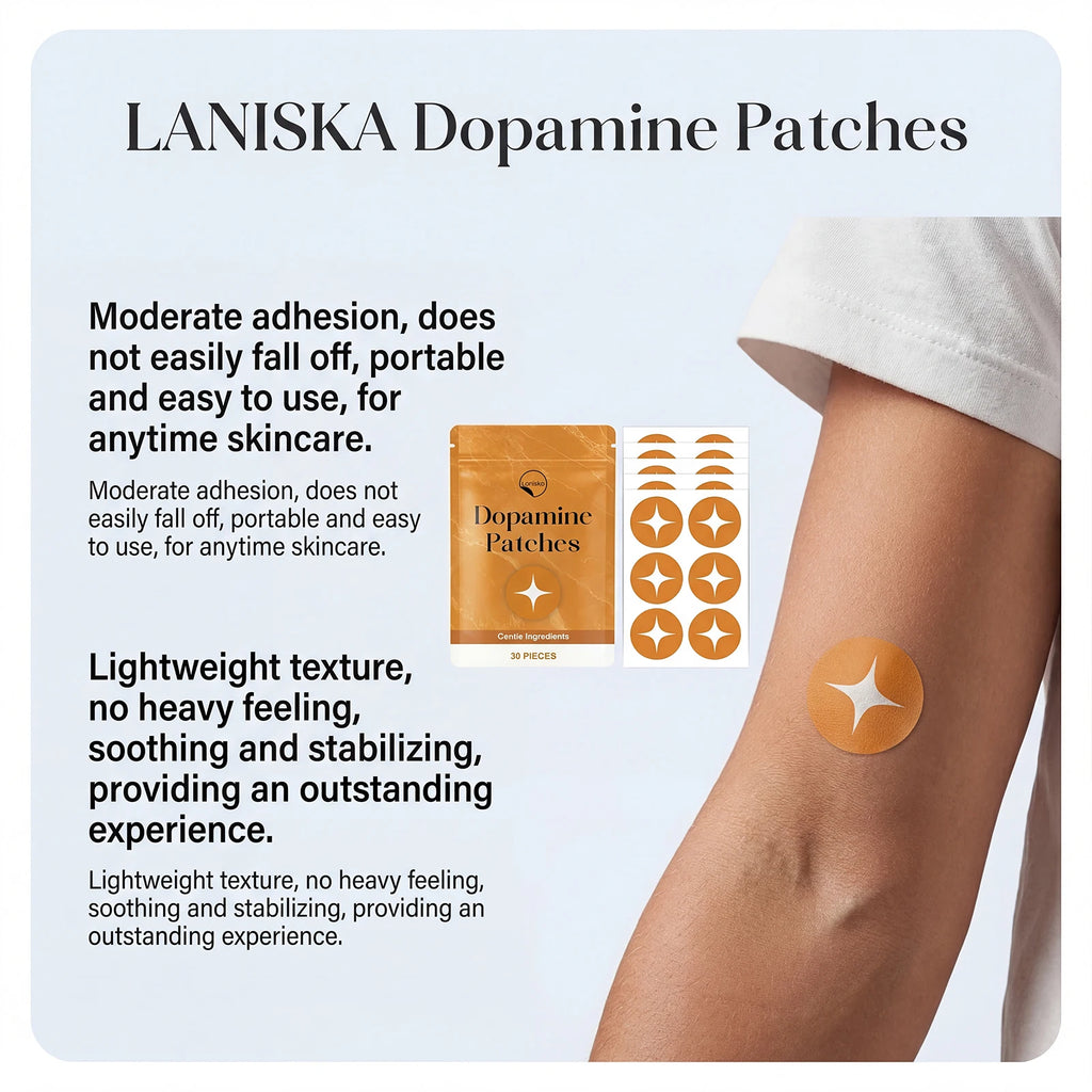 Laniska Dopamine Body Care Patches 30pc – Cooling & Breathable Body Care Patch Qst