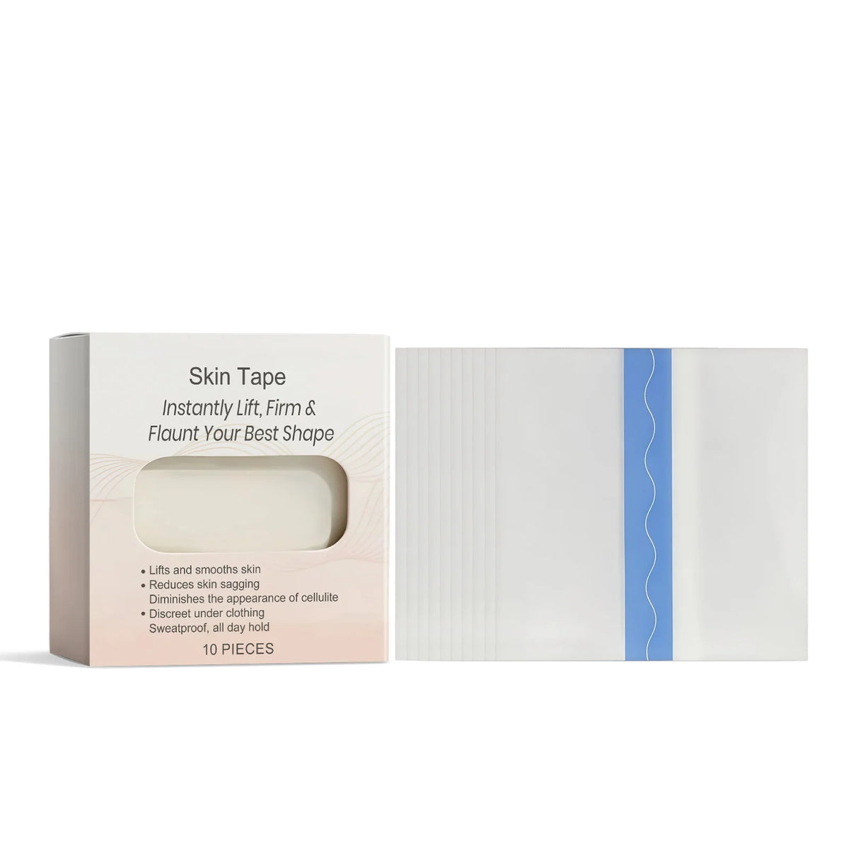 Invisible Skin Firming Tape – Breathable Lifting Patches, 10 pcs Skin Firming Tape Qst 10pcs boxed