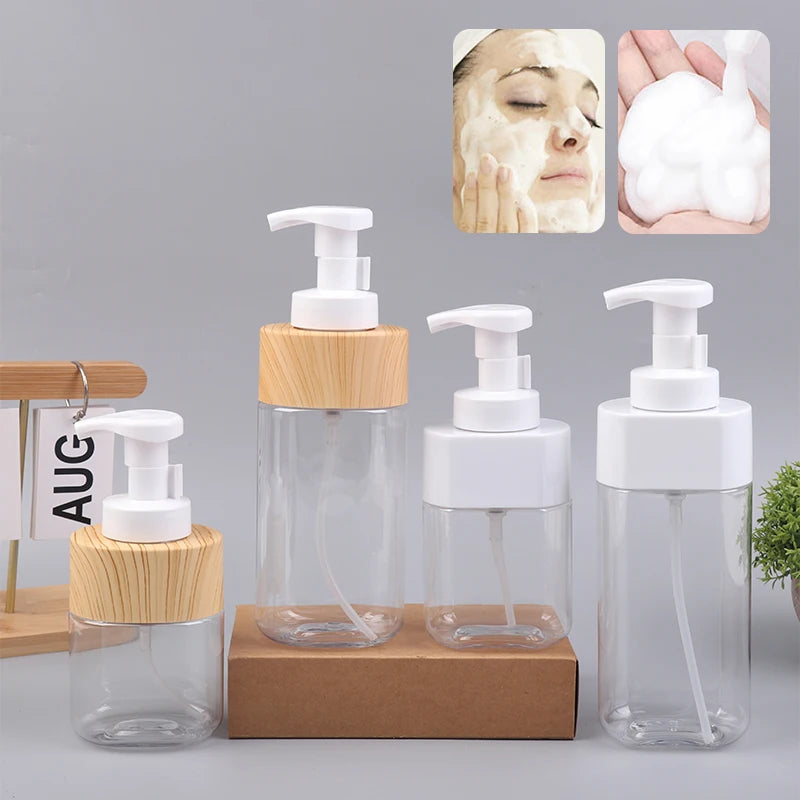 Foaming Soap Dispenser Bottle 300/500ml – Refillable Pump Foam Soap Dispenser Qst