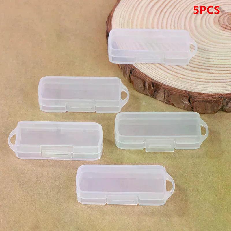USB Flash Drive Cases with Lids – OTG Rotating Storage (5-Pack) USB Drive Storage Case Qme