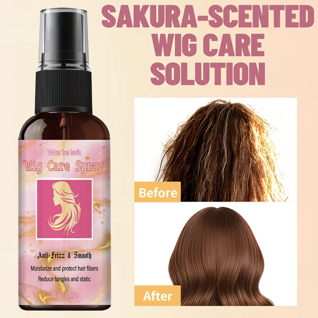Anti-Frizz Wig Spray – Moisturizing Collagen Wig Care Wig Care Spray Qme