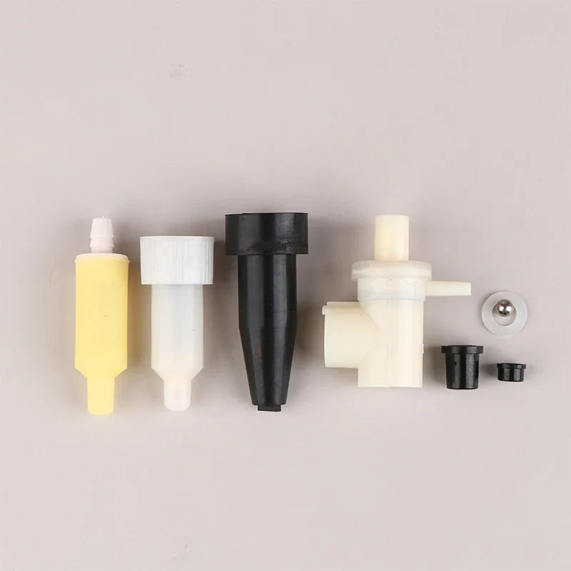 Soap Dispenser Head with Spring Hose & Rubber Seal – 4 Colors Soap Dispenser Head Qme
