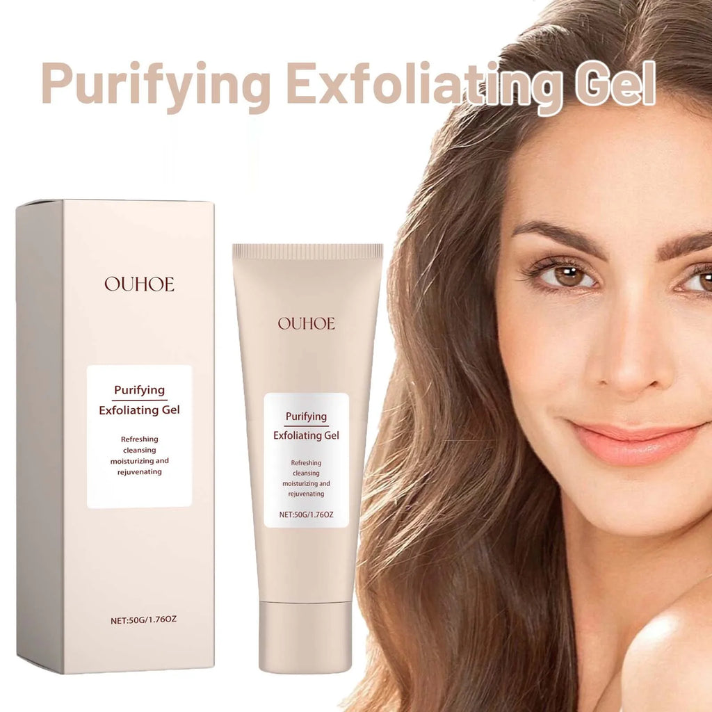 Gentle Exfoliating Face Gel – Pore Cleansing & Skin Smoothing Exfoliating Face Scrub Qme