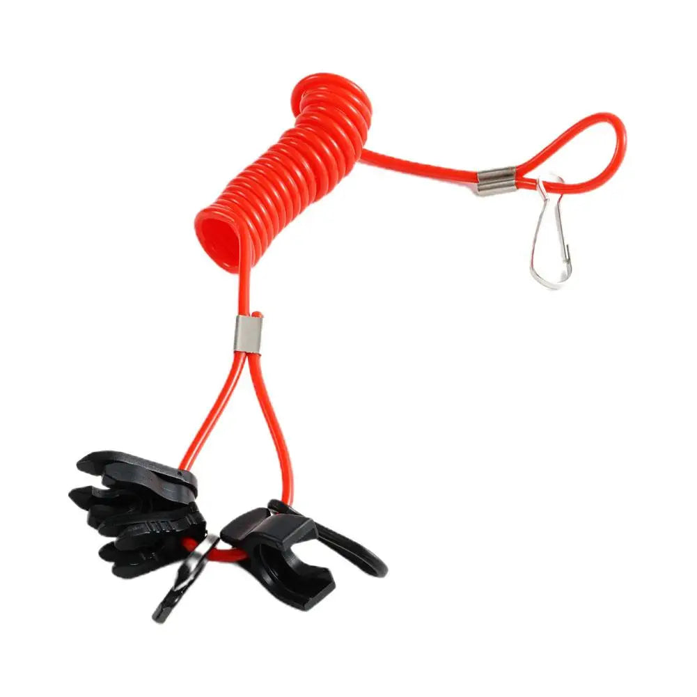Universal Outboard Motor Kill Switch Lanyard – 7 Keys Boat Safety Lanyard Qme A
