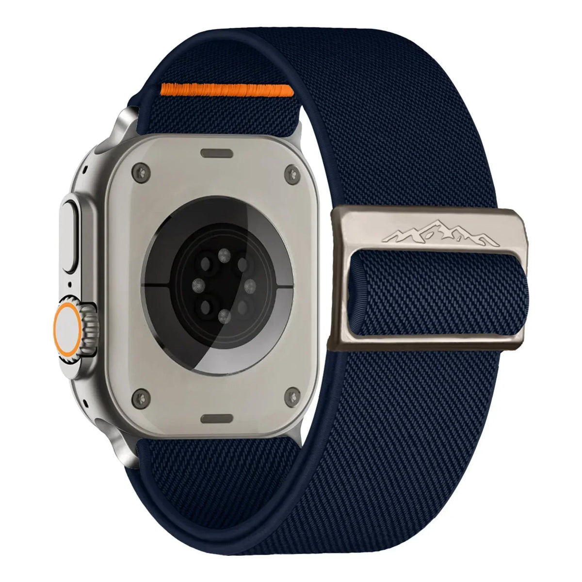 Nylon Apple Watch Band – Series 9 8 7 SE Ultra 2 | 16 Colors Watch Band Qme deep navy blue 42mm 44mm 45mm 49mm