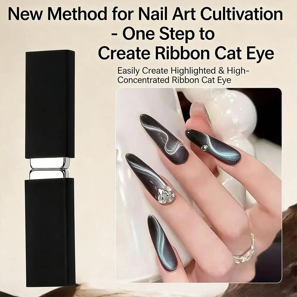 Cat Eye Nail Art Magnetic Stick – Starry Glass Gel Polish Tool Nail Art Magnet Qme