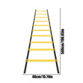 Soccer Agility Ladder Trainer with Storage Bag – 500cm Nylon Agility Ladder Trainer Qme as shown