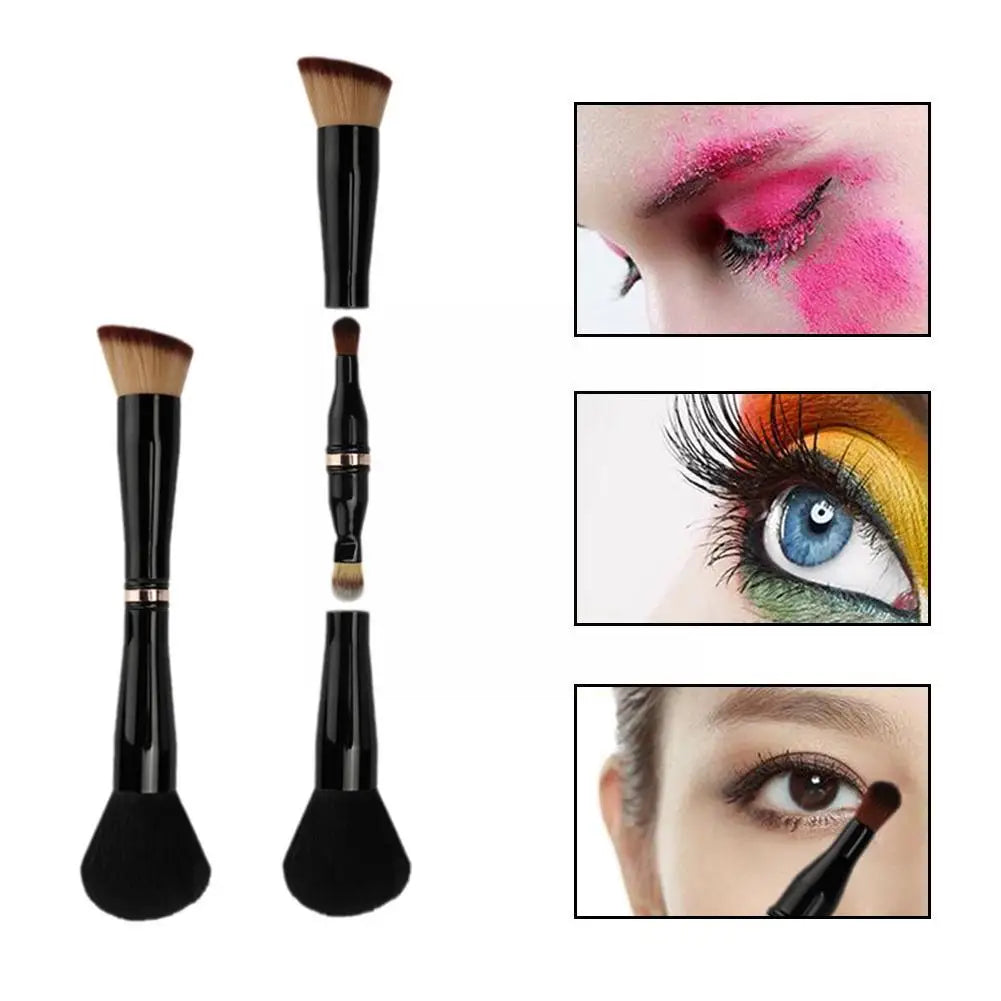 4-in-1 Makeup Brush – Concealer, Foundation, Blush & Eye Shadow Makeup Brush Set Qme