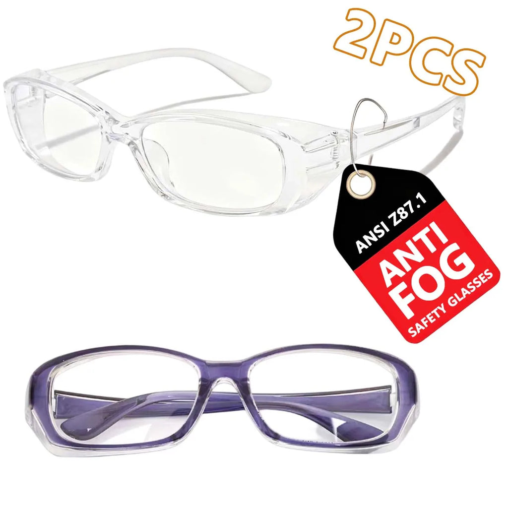 VOPHA HM8 Safety Goggles – Anti-Fog Blue Light Blocking Safety Goggles Qst 2PC