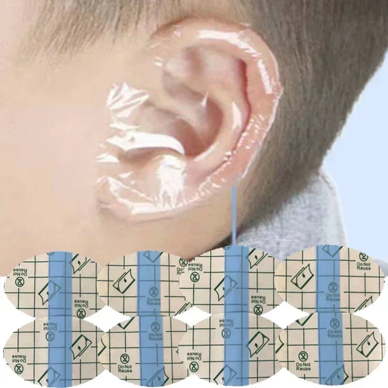 Waterproof Disposable Baby Ear Covers – Shower & Swimming Baby Bath Accessories Qme