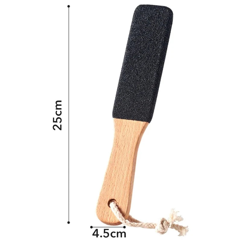 Beech Wood Double-Sided Foot Rasp File – Smooth & Polish Foot Rasp File Qme black