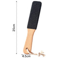 Beech Wood Double-Sided Foot Rasp File – Smooth & Polish Foot Rasp File Qme black