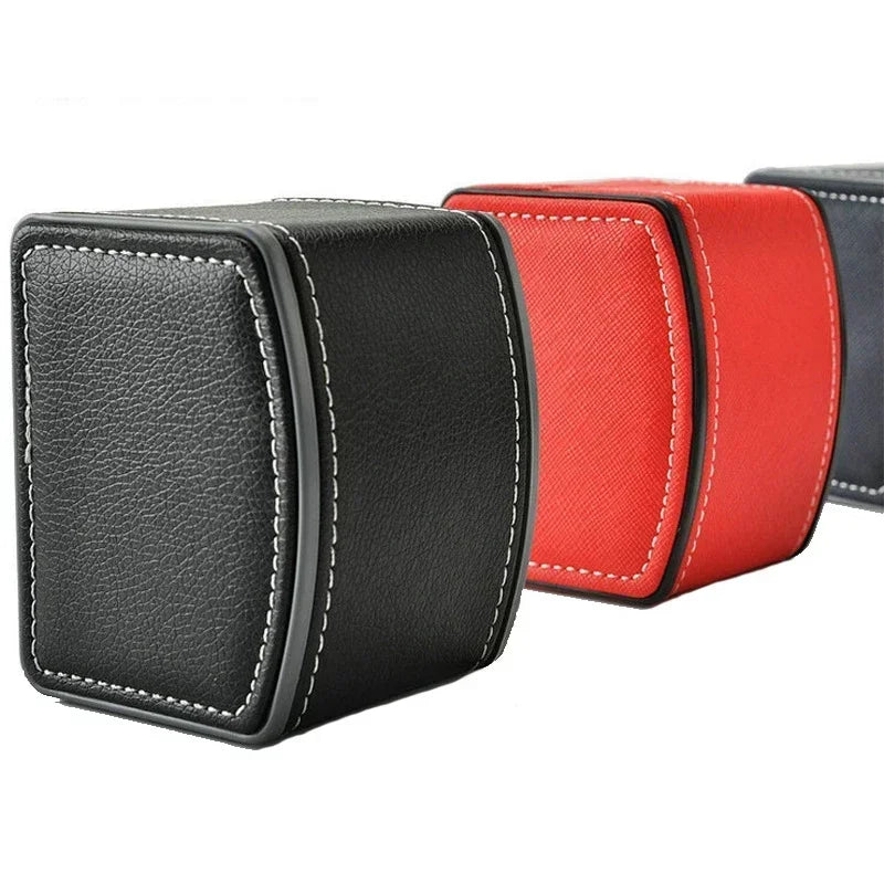Portable PU Leather Watch Box Organizer – Men & Women Watch Box Organizer Qme