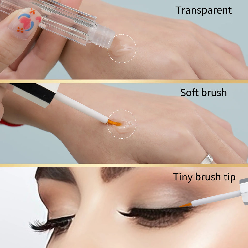 NEWVENPER Eyelash & Eyebrow Serum 2-Pack – Double Brush Lash & Brow Serum Qst