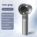 Portable USB Rechargeable Handheld Fan – Adjustable Speeds Handheld Fan Qst Grey
