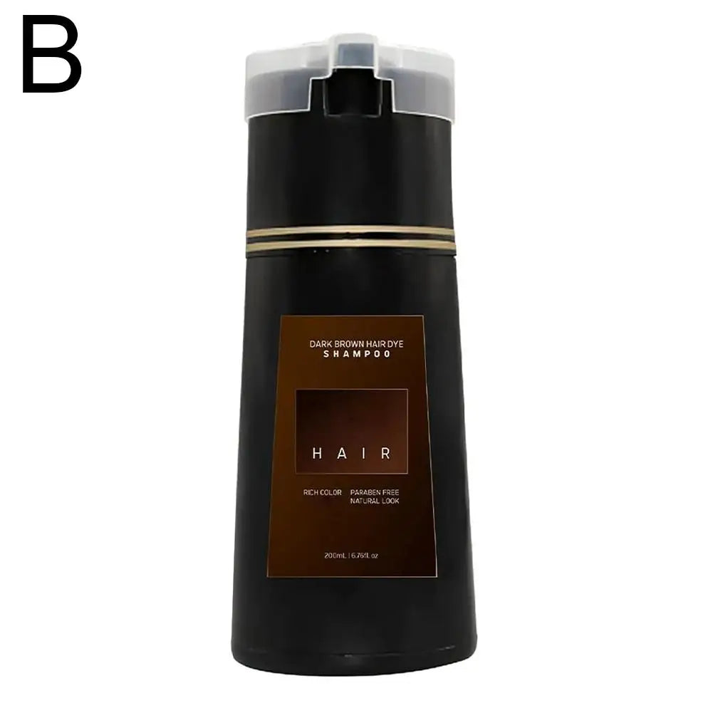 Qme Hair Coloring Shampoo – Cover Gray, Black & Brown Hair Dye Shampoo Qme Dark brown CN