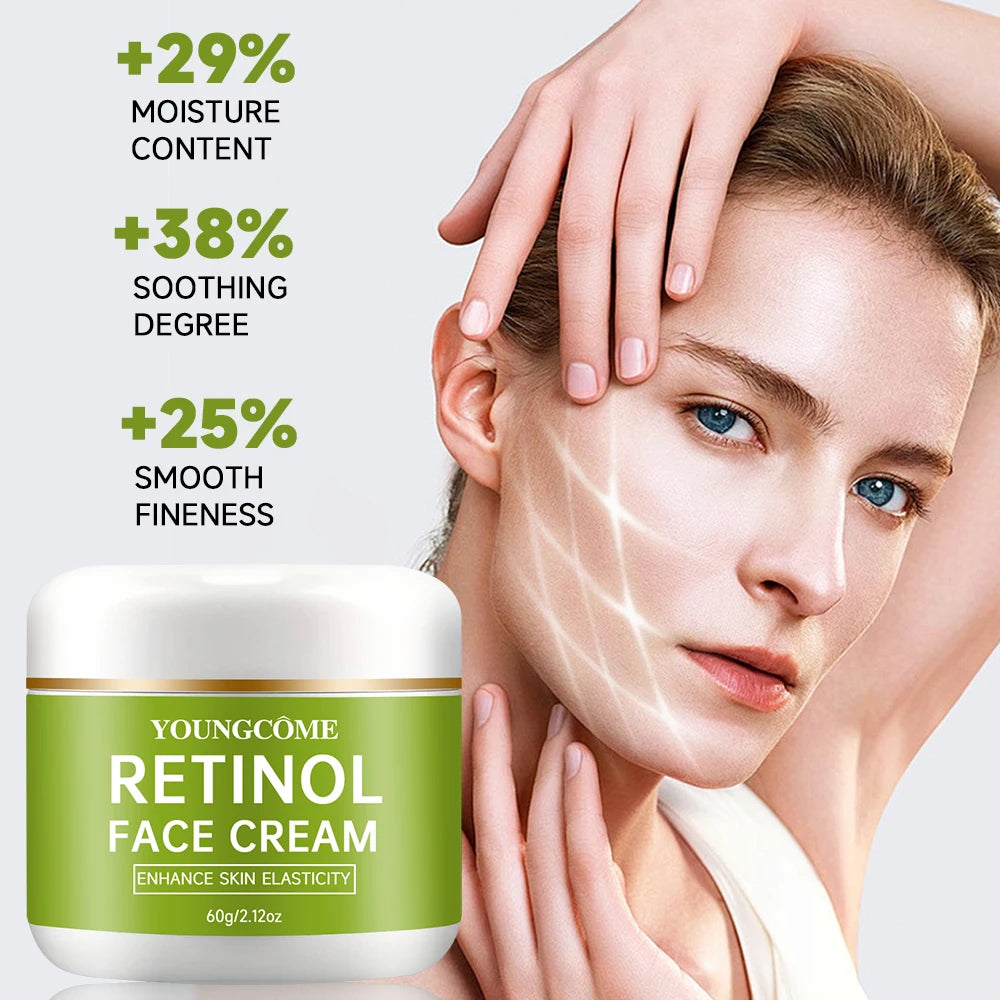 YOUNGCOME Retinol Face Cream – Brighten & Firm Skin | 30g/60g Retinol Face Cream Qst