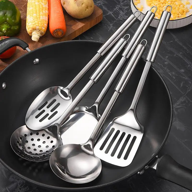 Stainless Steel Kitchen Utensils – Shovel, Spoon & Turner Kitchen Cooking Utensil Qst