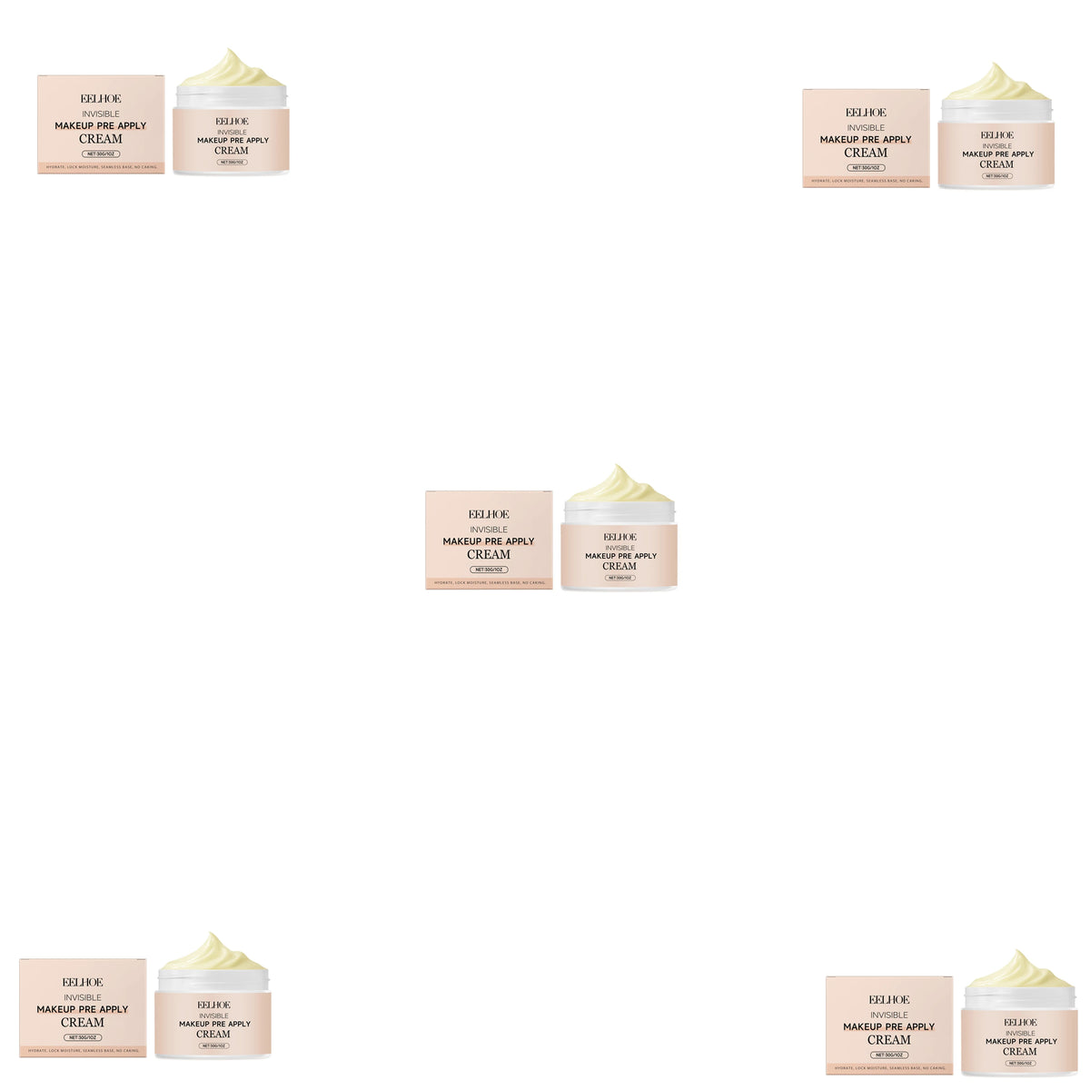 EELHOE Pore Blur Primer Cream – Hydrating Makeup Base 30g Makeup Primer Qst 5pcs
