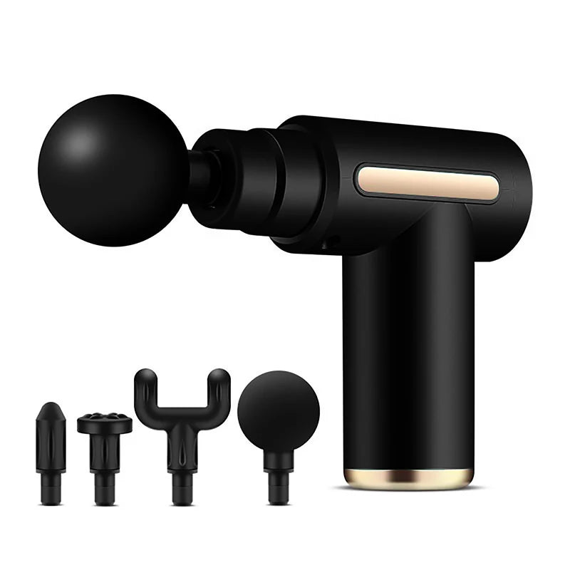 Windaily Mini Percussion Massage Gun – 6-Speed Handheld Percussion Massage Gun Qst Black