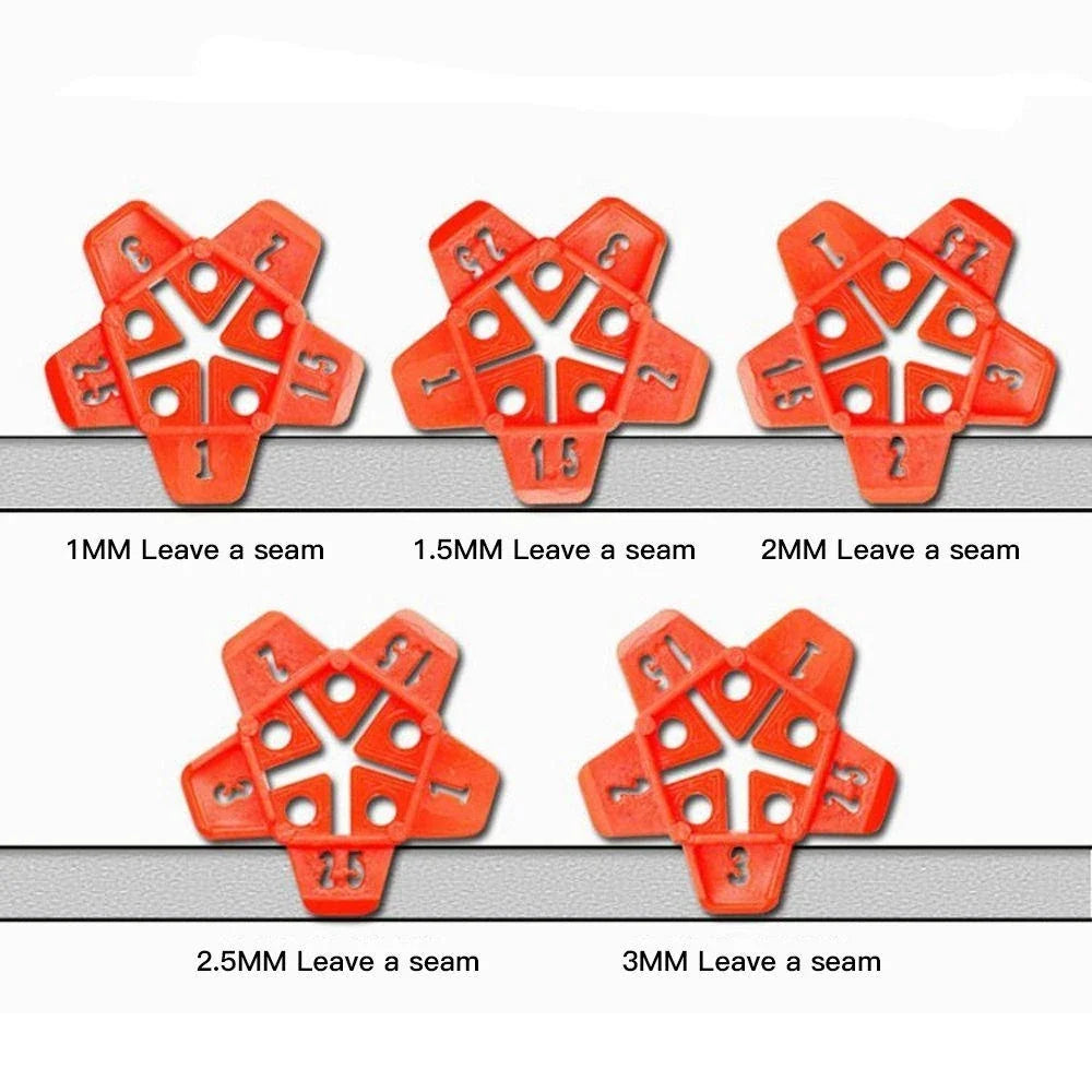Reusable Plastic Tile Spacer Cross Gap Locator Floor Leveling Tool Tile Spacer Tool Qme