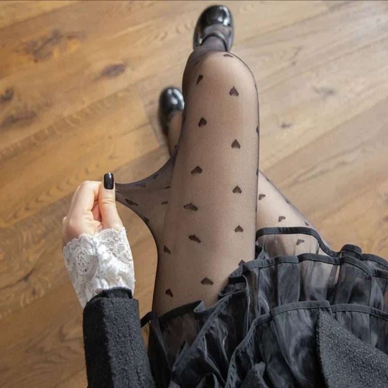 Women's Silky Sheer Summer Tights & Nylon Stockings | One Size Sheer Nylon Tights Qme black One Size