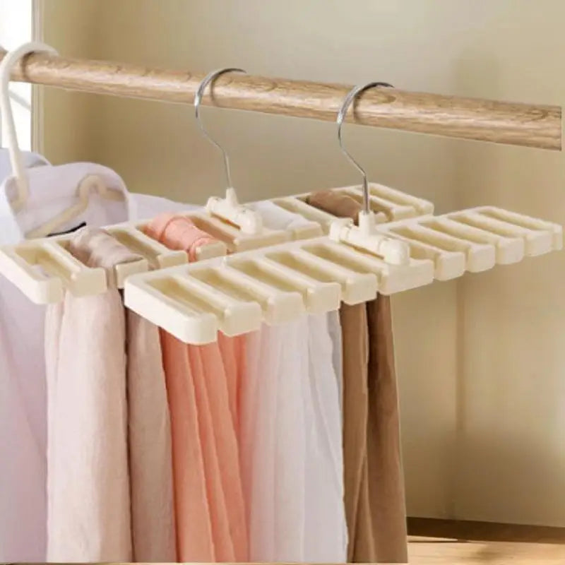 Rotating Scarf & Tie Organizer Rack | Closet Hanger Closet Organizer Rack Qme