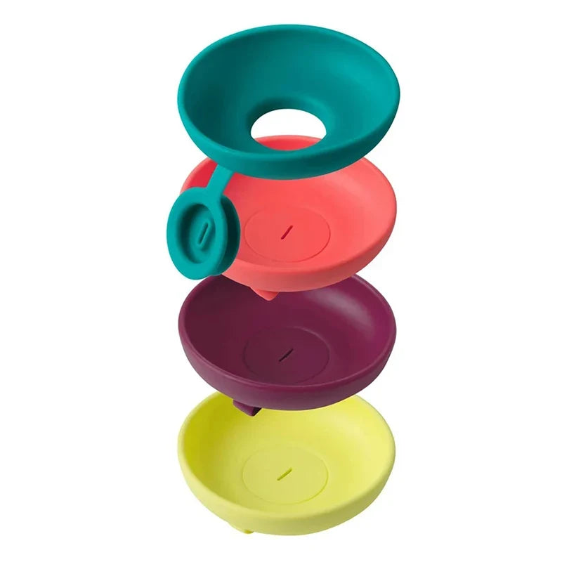 Silicone Popsicle Holder – Reusable Anti-Drip Ice Cream Sleeve Ice Cream Holder Qme 4Pcs