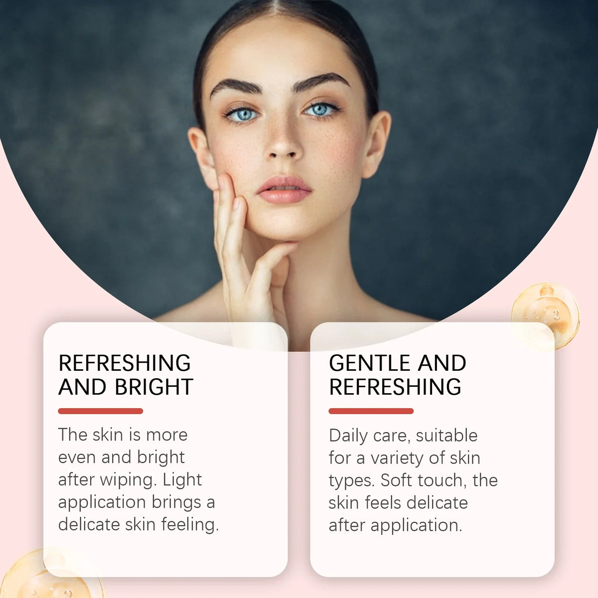 Succinic Acid Peeling Pads – Niacinamide & Panthenol | 70 Pads Exfoliating Peeling Pads Qme