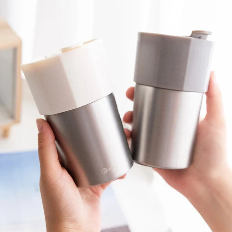 Stainless Steel Double-Wall Insulated Coffee Mug 300ml Insulated Coffee Mug Qme
