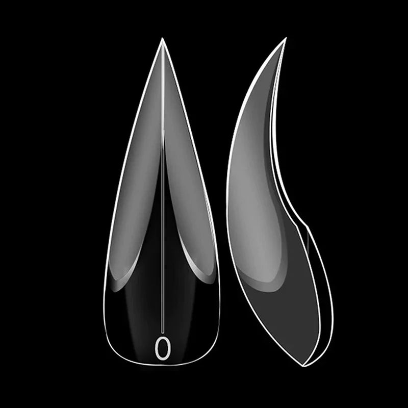 3D Eagle Claw Stiletto Nail Molds – 120pc Nail Extensions Nail Extension Molds Qme